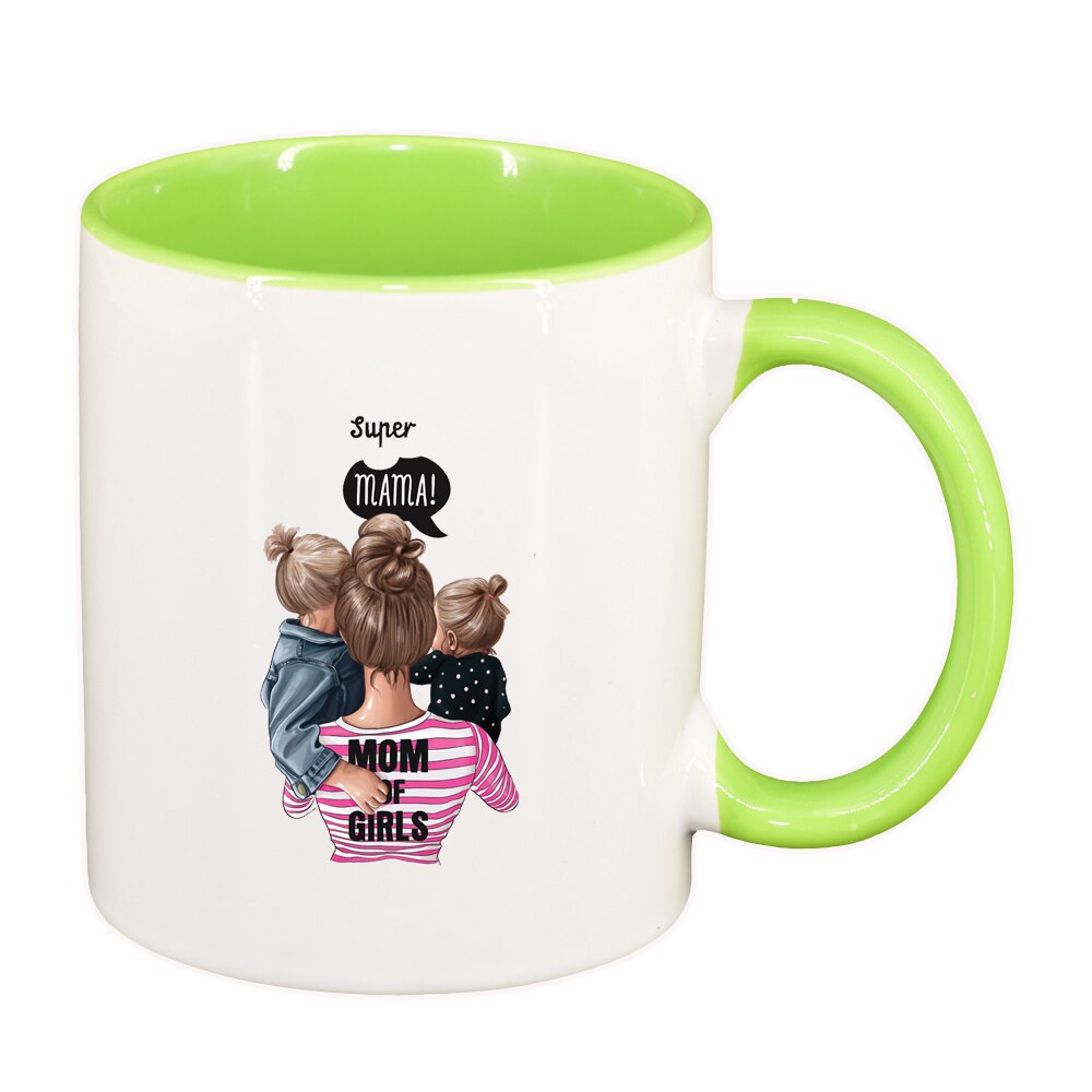 Cana Princess, Mama Copil, Super Mama, interior verde deschis, 330ml, D1362