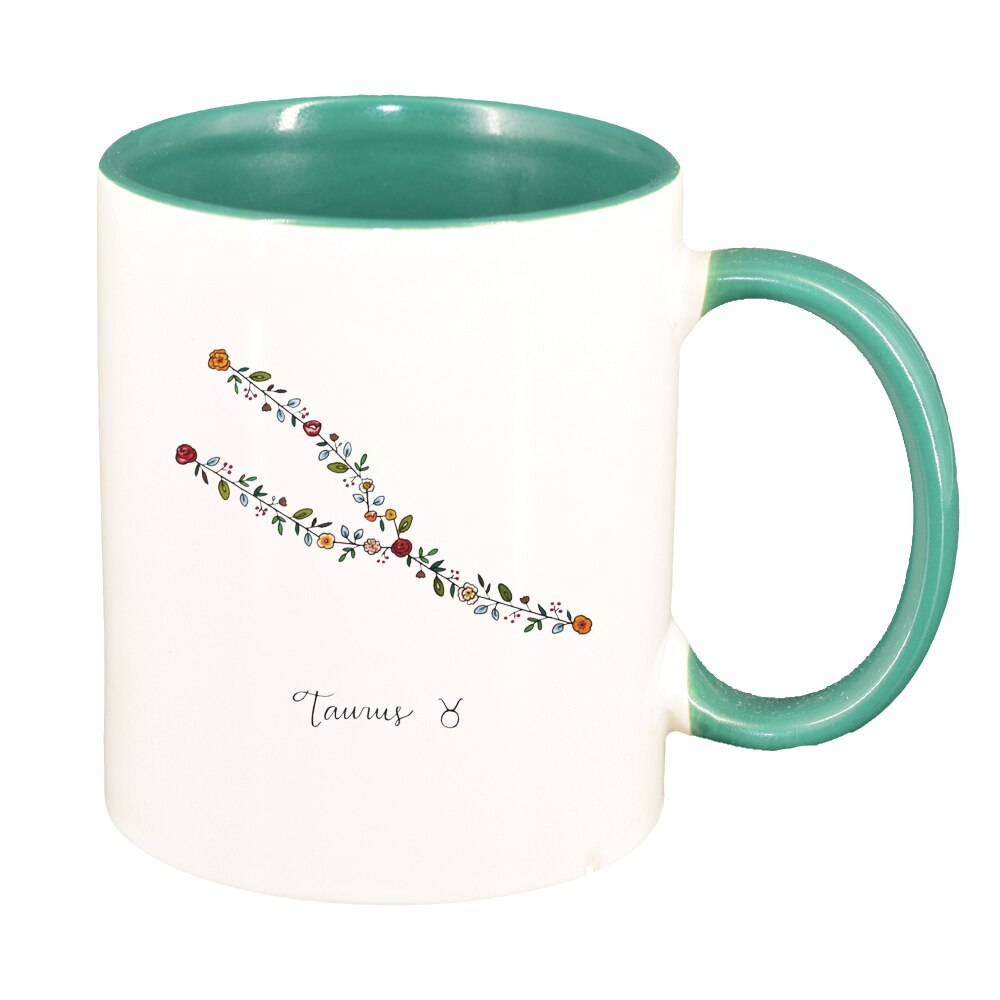 Cana Zodiac, Aries, interior verde, 330ml, D1383