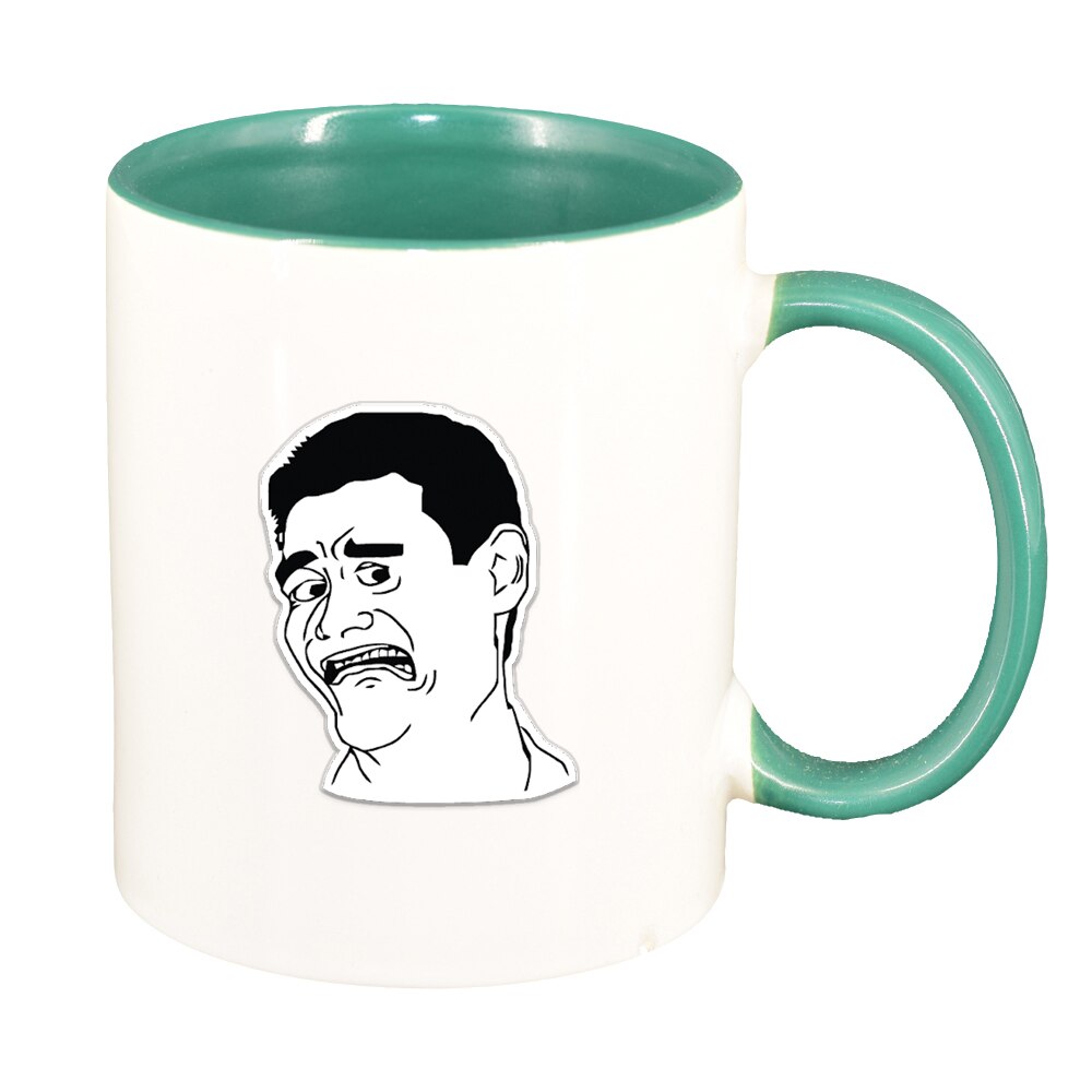 Cana Meme - Harold, interior verde, 330ml, D1401