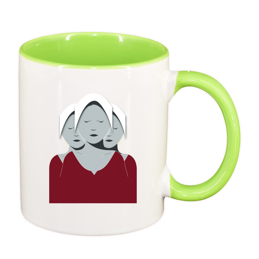 Cana The handmaid's Tale, interior verde deschis, 330ml, D1414