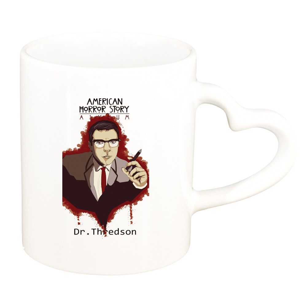 Cana American Horror Toy Story, Movie, alb, maner inima, 330ml, D1353