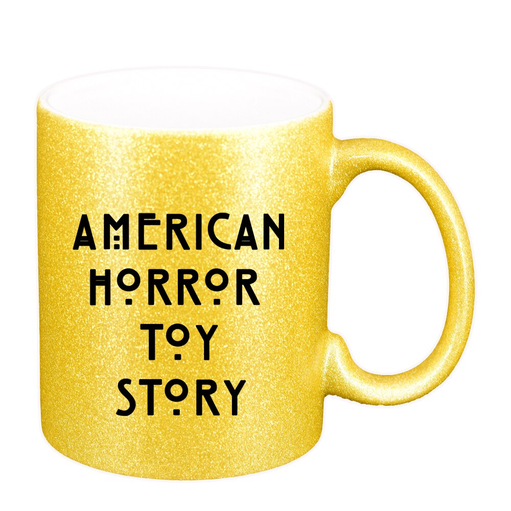 Cana American Horror Toy Story, Movie, auriu sidefata glitter, 330ml, D1352