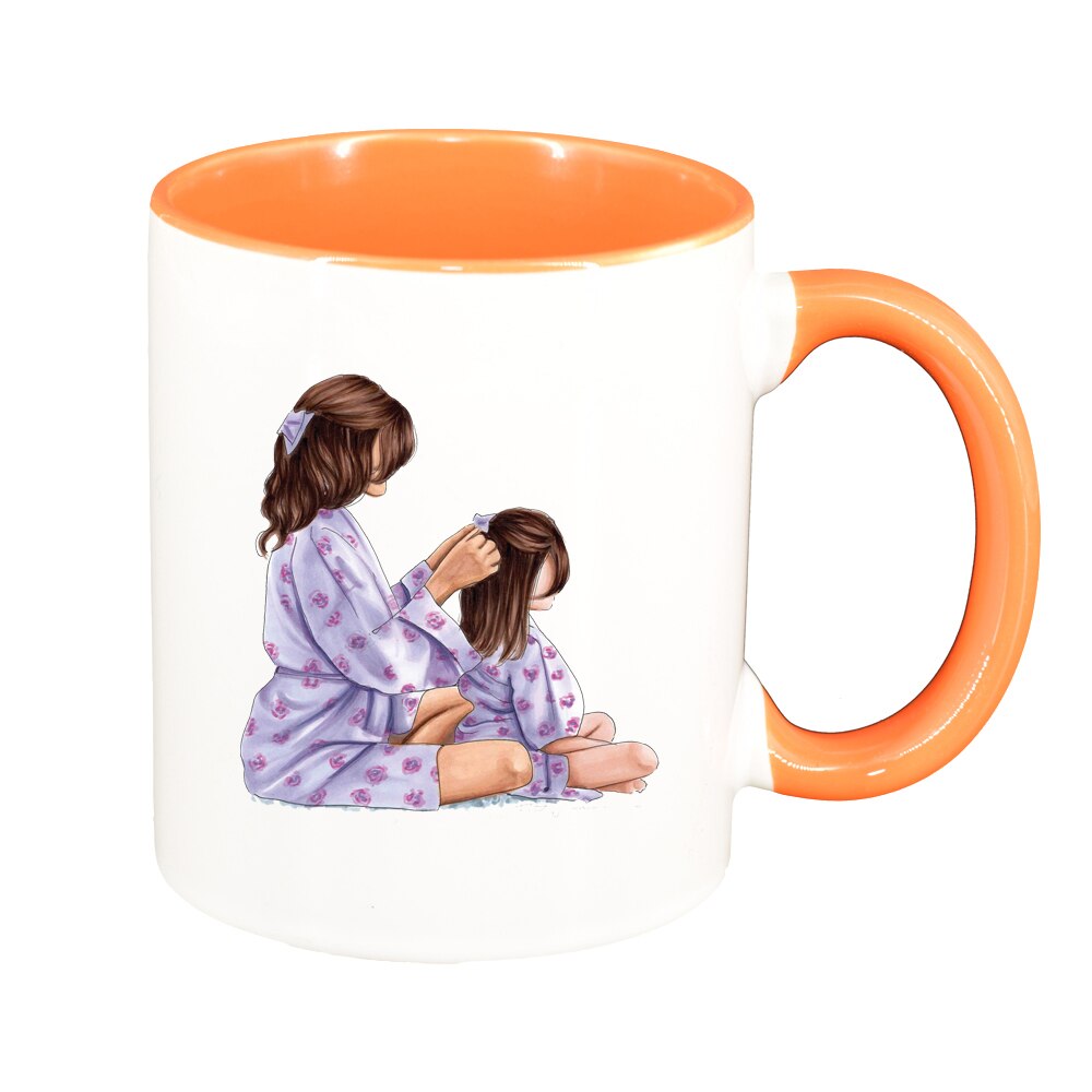 Cana Princess, Mama Copil, Fetita, interior portocaliu, 330ml, D1358