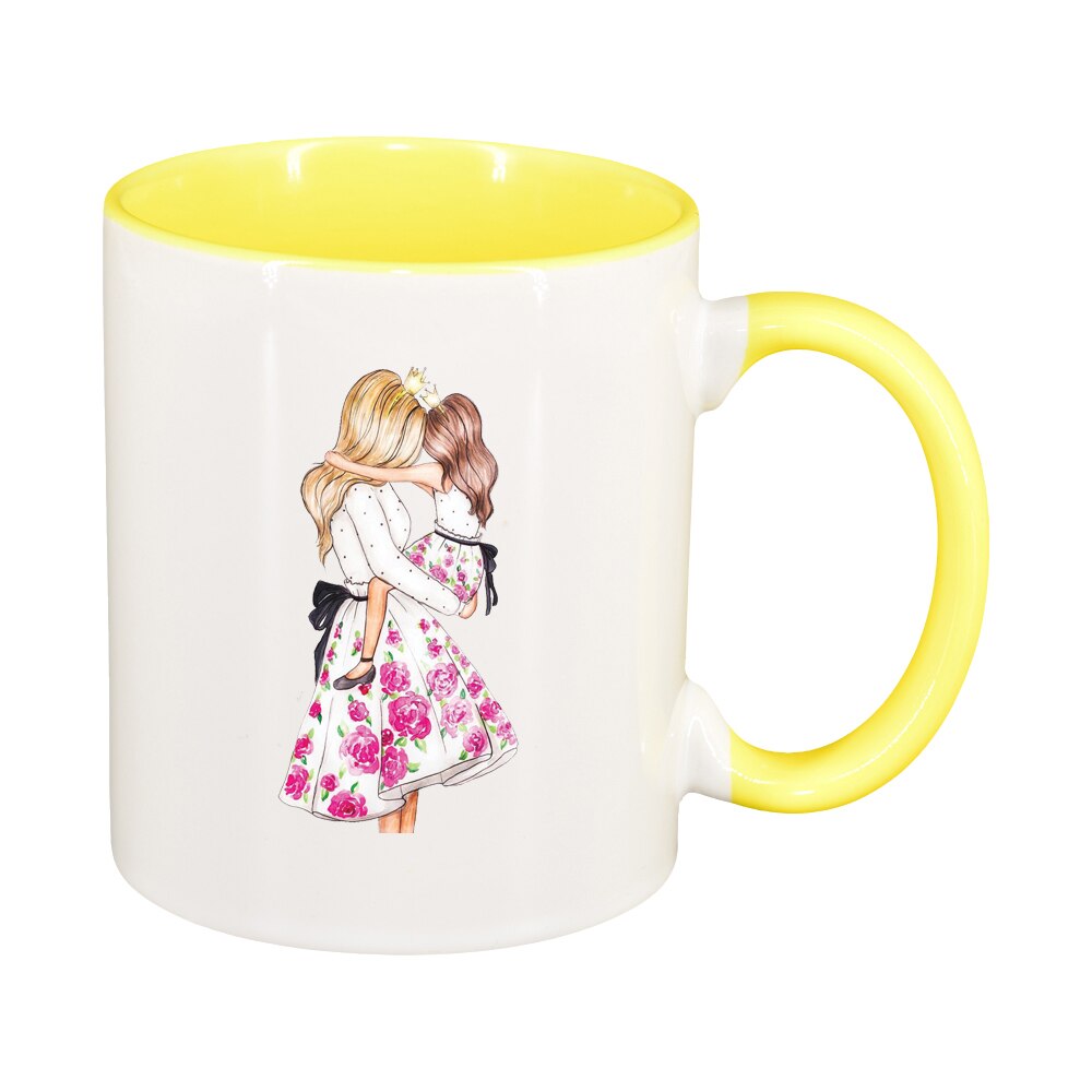 Cana Princess, Mama Copil, Fetita, interior galben, 330ml, D1359