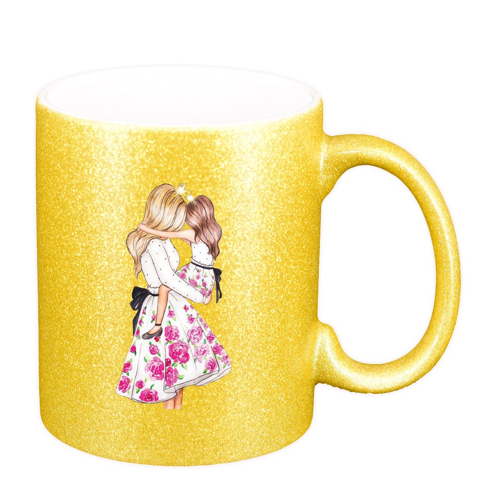 Cana Princess, Mama Copil, Fetita, auriu sidefata glitter, 330ml, D1359