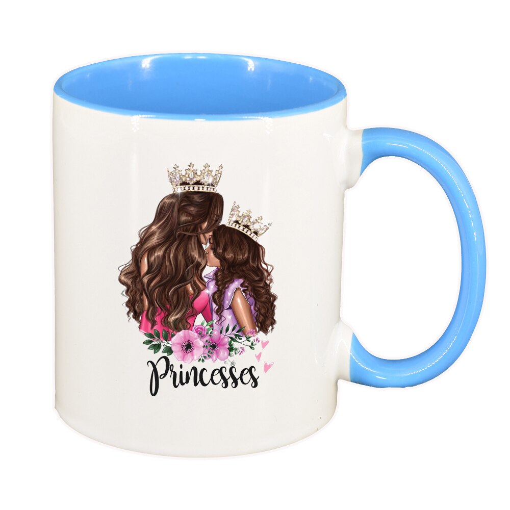 Cana Princess, Mama Copil, Fetita, interior albastru, 330ml, D1357