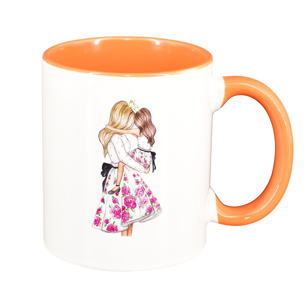 Cana Princess, Mama Copil, Fetita, interior portocaliu, 330ml, D1359