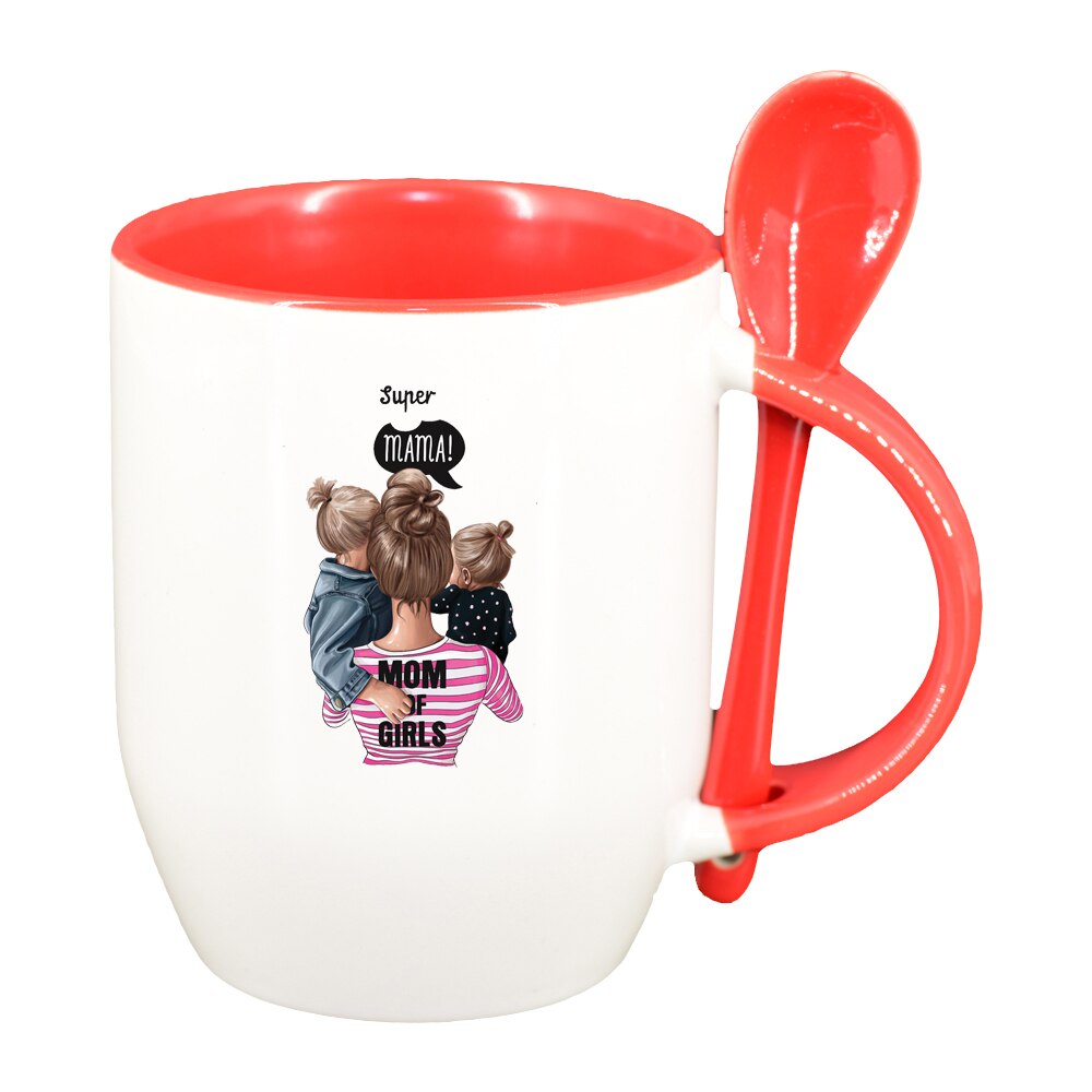 Cana Princess, Mama Copil, Super Mamacu lingurita, interior rosu, 330ml, D1362