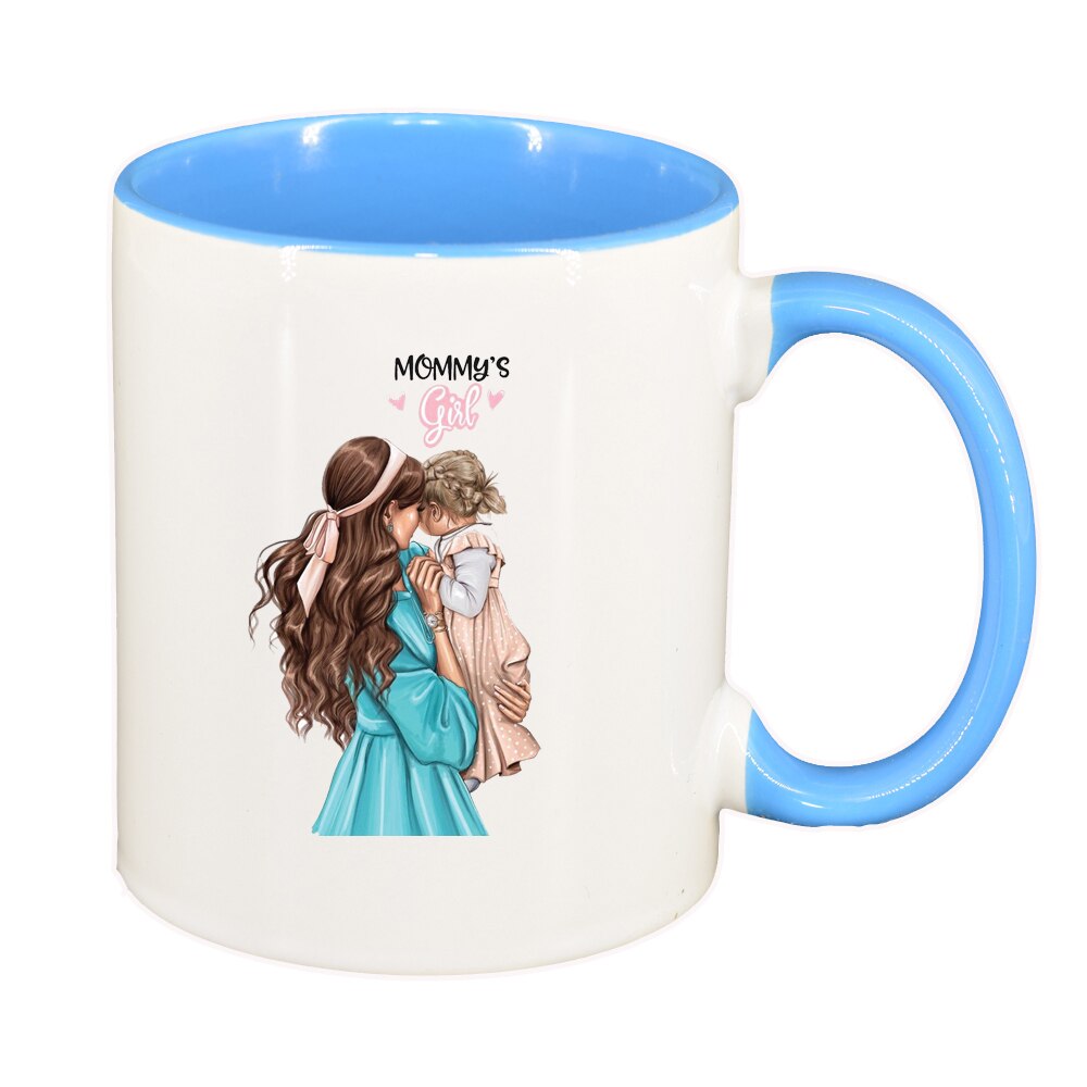 Cana Princess, Mama Copil, Fetita, interior albastru, 330ml, D1360