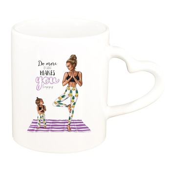 Cana Princess, Mama Copil, Fetita, alb, maner inima, 330ml, D1366 Cana Princess, Mama Copil, Fetita, alb, maner inima, 330ml, D1366