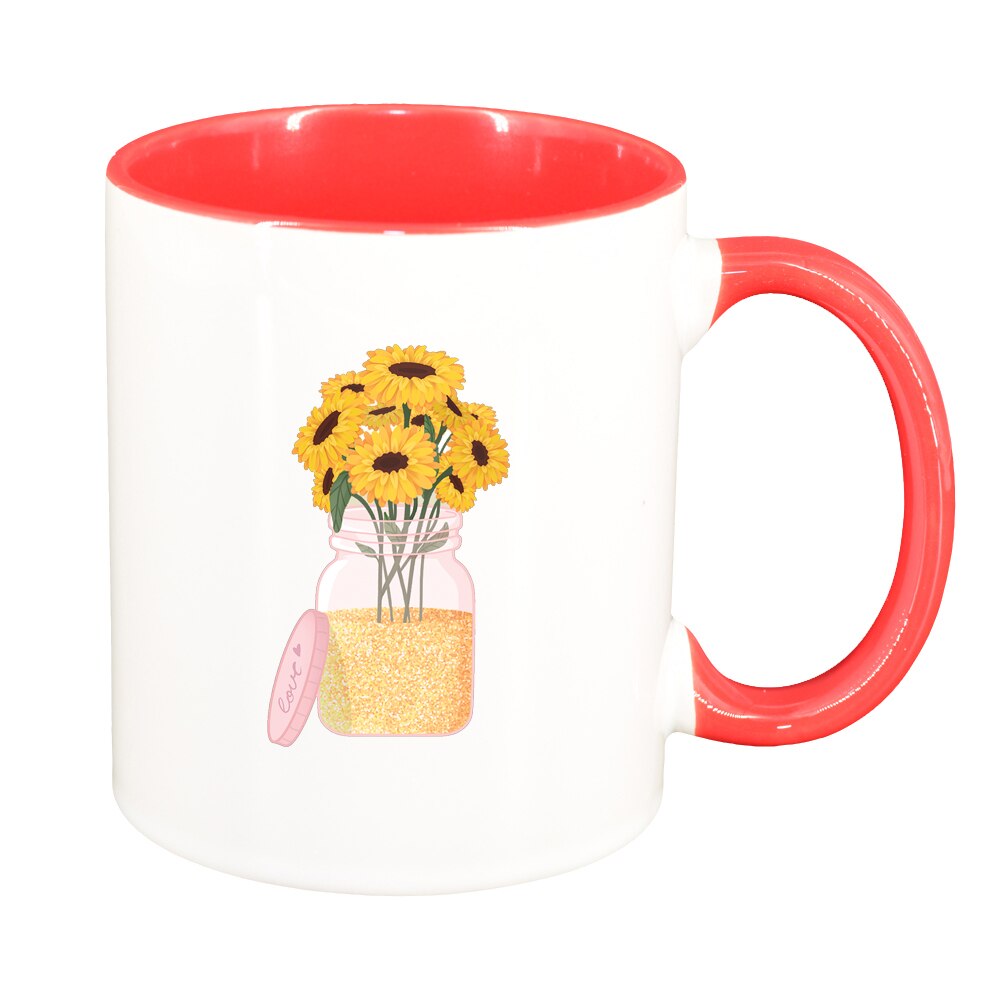 Cana SunFlower, interior rosu, 330ml, D1372