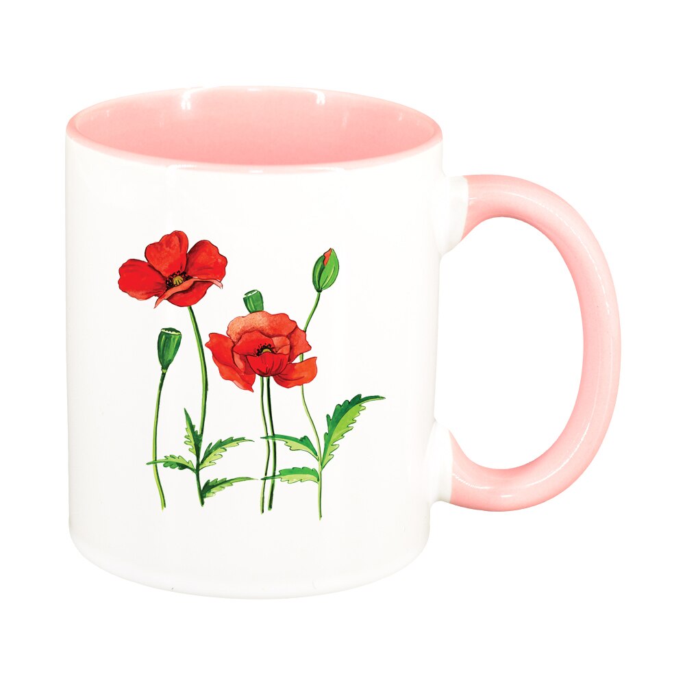 Cana Poppy Flower, interior roz, 330ml, D1371