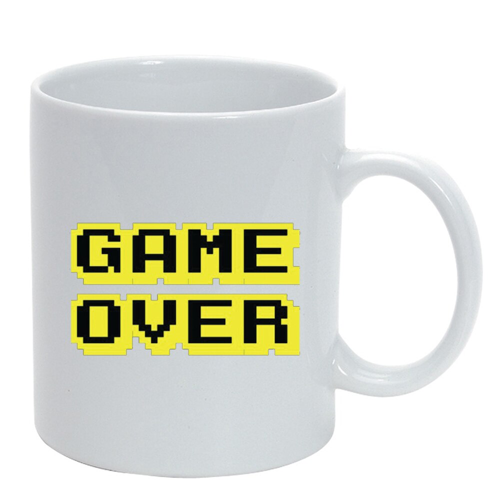 Cana Gamer, Game Over, alb, 330ml, D1376