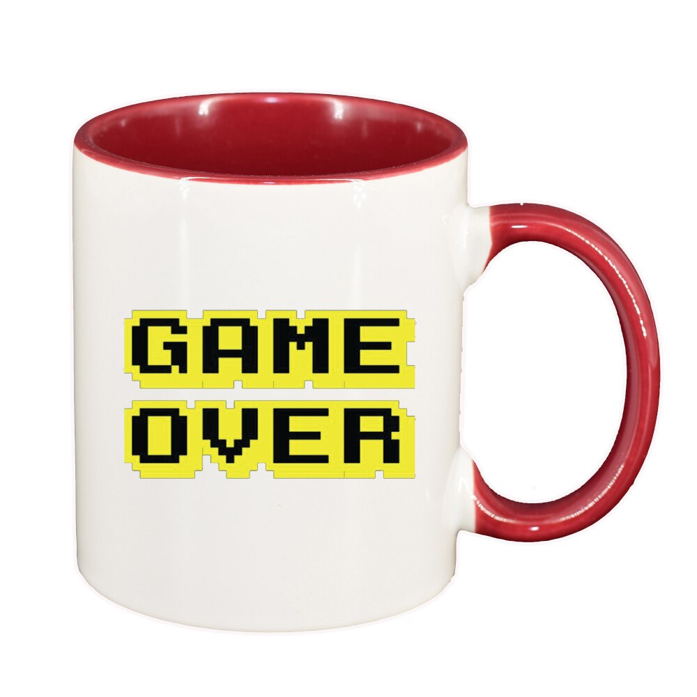 Cana Gamer, Game Over, interior rosu-inchis, 330ml, D1376
