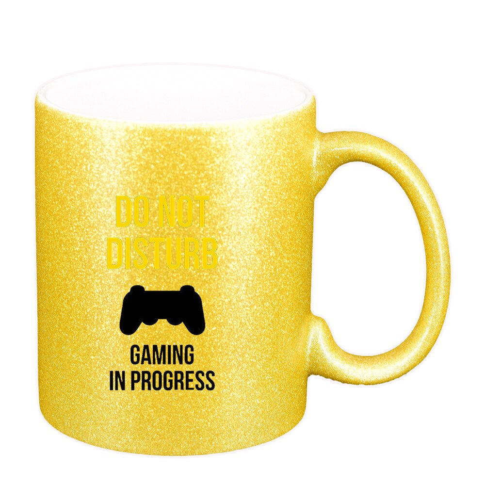 Cana Gamer, Do Not Disturb, auriu sidefata glitter, 330ml, D1378