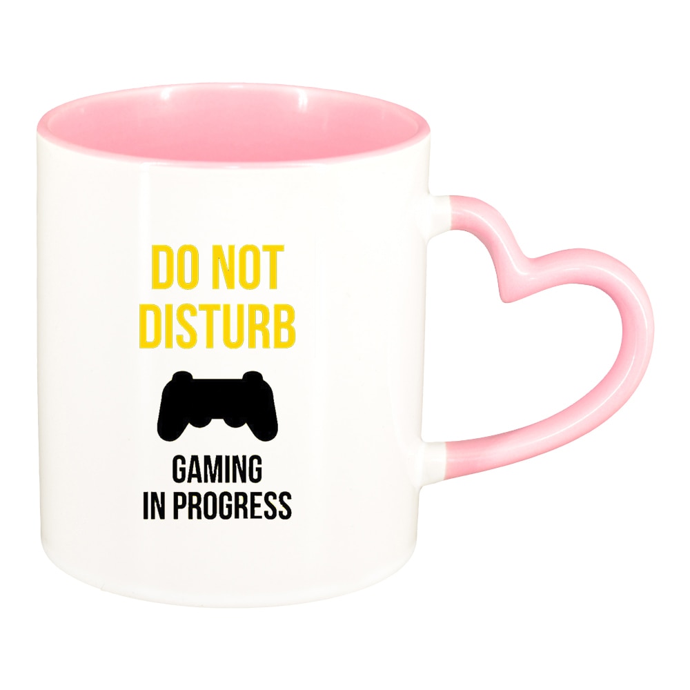 Cana Gamer, Do Not Disturb, interior roz, maner inima, 330ml, D1378
