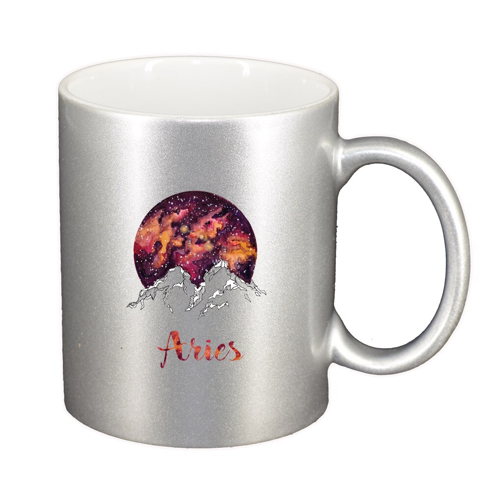 Cana Zodiac, Aquarius, argintiu sidefata, 330ml, D1384