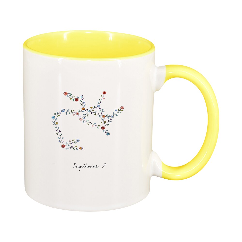 Cana Zodiac, Sagittarius, interior galben, 330ml, D1380