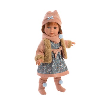 Papusa Llorens, Martina, cu par roscat, 40 cm Papusa Llorens, Martina, cu par roscat, 40 cm