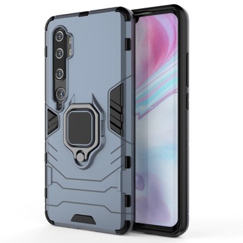 Husa Xiaomi Mi Note 10 / Mi Note 10 Pro Stand Armor Ring Blue Husa Xiaomi Mi Note 10 / Mi Note 10 Pro Stand Armor Ring Blue
