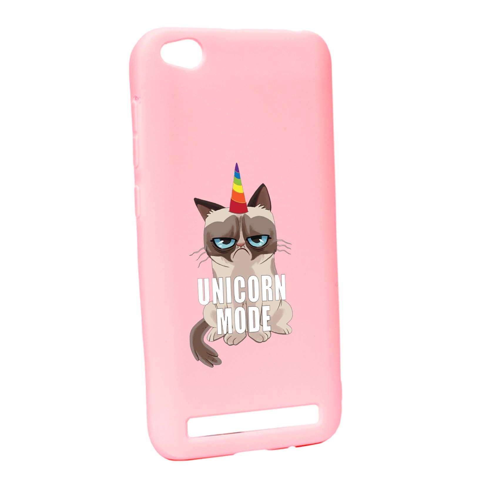 Husa Xiaomi Redmi 5A, Meme - Gumpy Unicorn Mode, rezistenta la uzura, anti-alunecare, din silicon Premium, P654