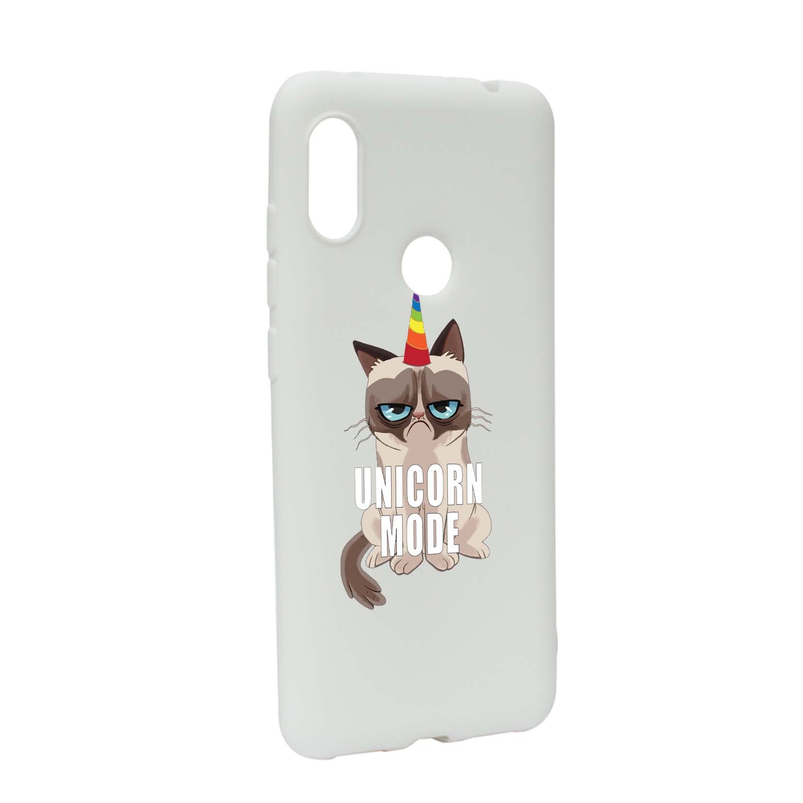 Husa Xiaomi Mi Max 3, Meme - Gumpy Unicorn Mode, rezistenta la uzura, anti-alunecare, din silicon Premium, W654