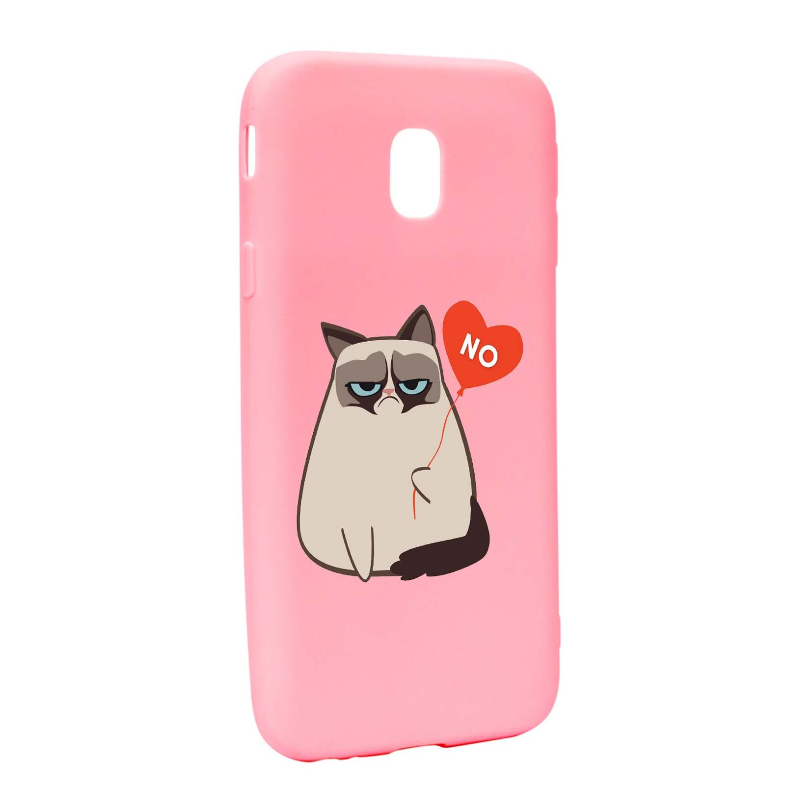 Husa Samsung Galaxy J3 2018, Meme - Gumpy, rezistenta la uzura, anti-alunecare, din silicon Premium, P657