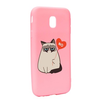 Husa Samsung Galaxy J7 2018, Meme - Gumpy, rezistenta la uzura, anti-alunecare, din silicon Premium, P657 Husa Samsung Galaxy J7 2018, Meme - Gumpy, rezistenta la uzura, anti-alunecare, din silicon Premium, P657
