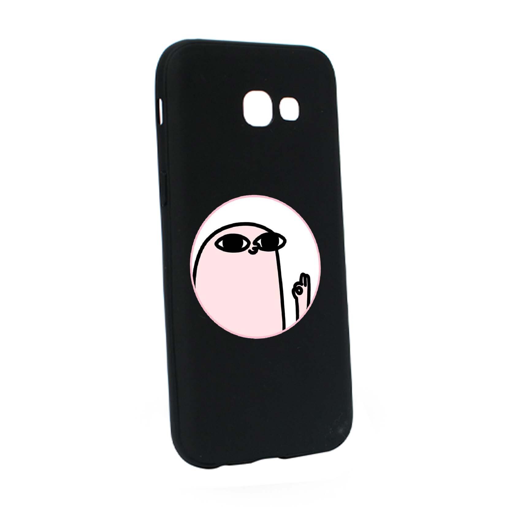 Husa Samsung Galaxy A3 2017, Meme, rezistenta la uzura, anti-alunecare, din silicon Premium, B658