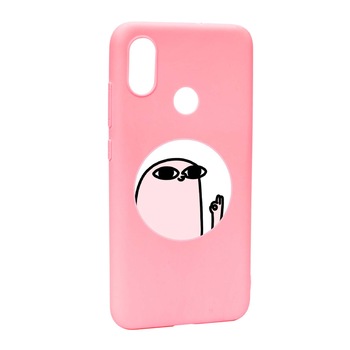 Husa Xiaomi Mi 8, Meme, rezistenta la uzura, anti-alunecare, din silicon Premium, P658 Husa Xiaomi Mi 8, Meme, rezistenta la uzura, anti-alunecare, din silicon Premium, P658