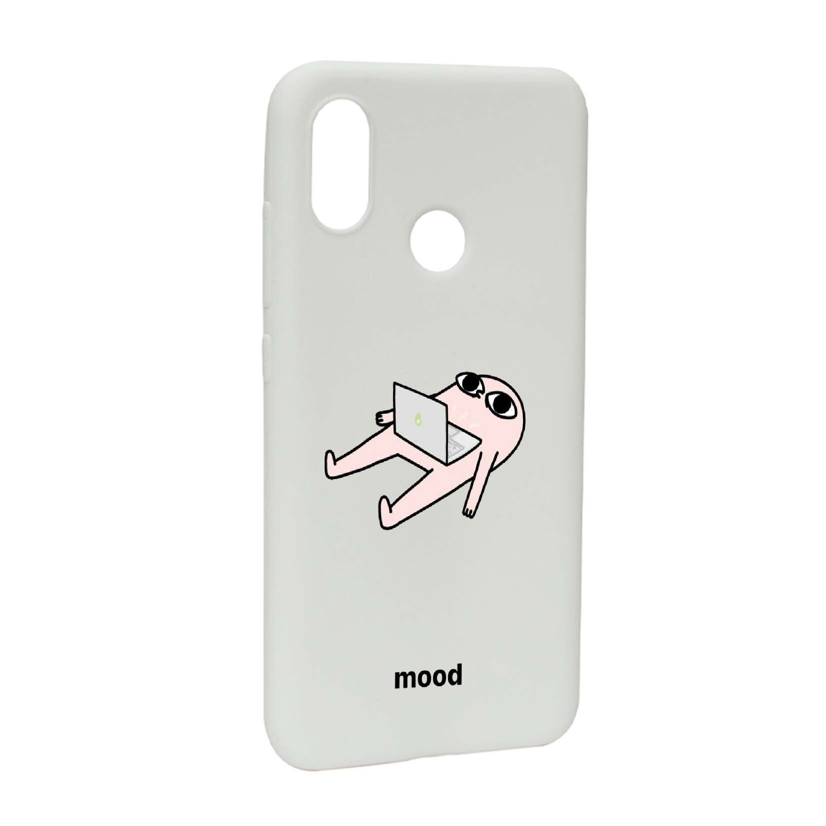 Husa Xiaomi Mi 8, Meme, rezistenta la uzura, anti-alunecare, din silicon Premium, W659