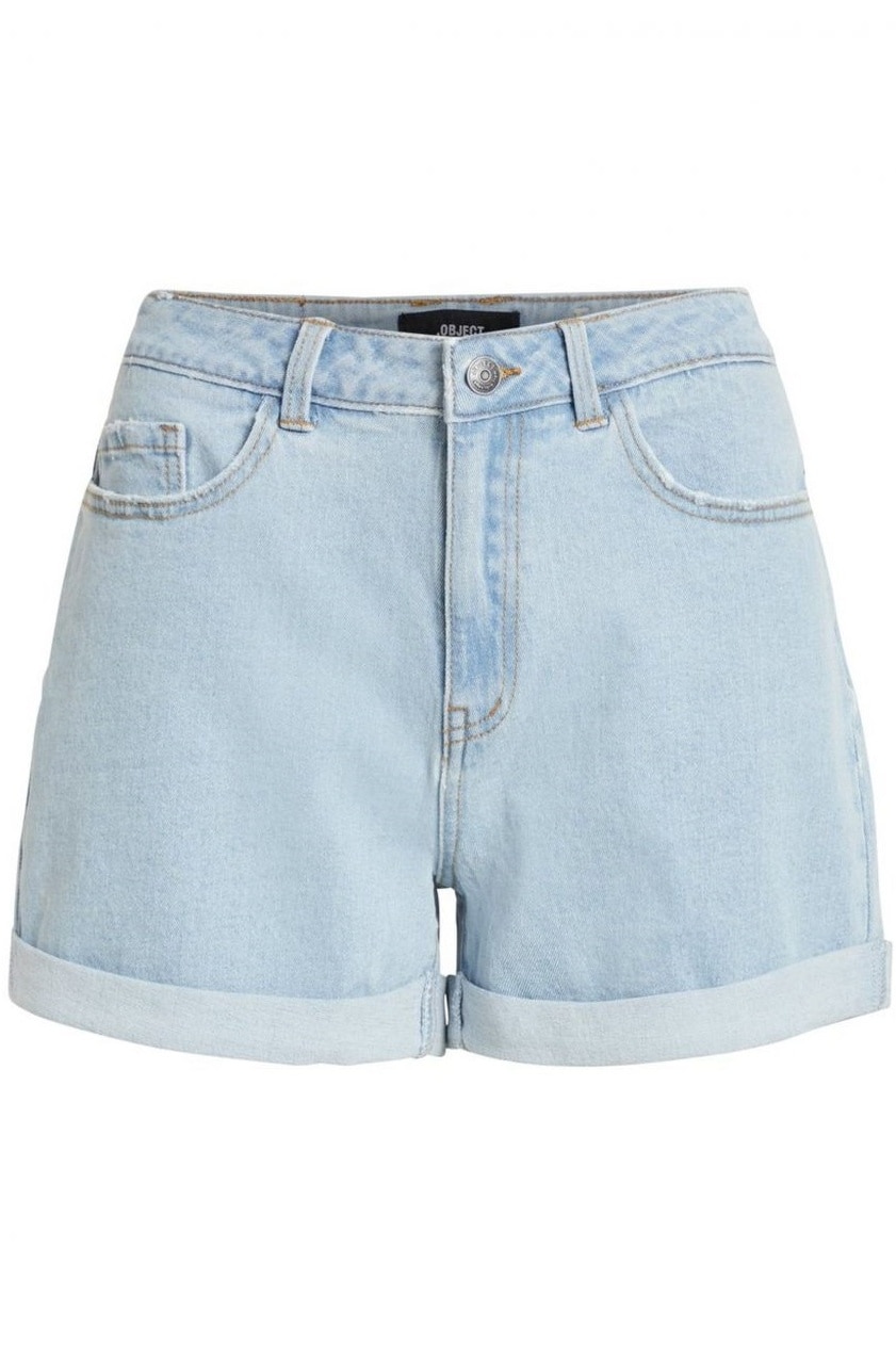 Pantaloni dama, Object, 23029275, Albastru denim, L