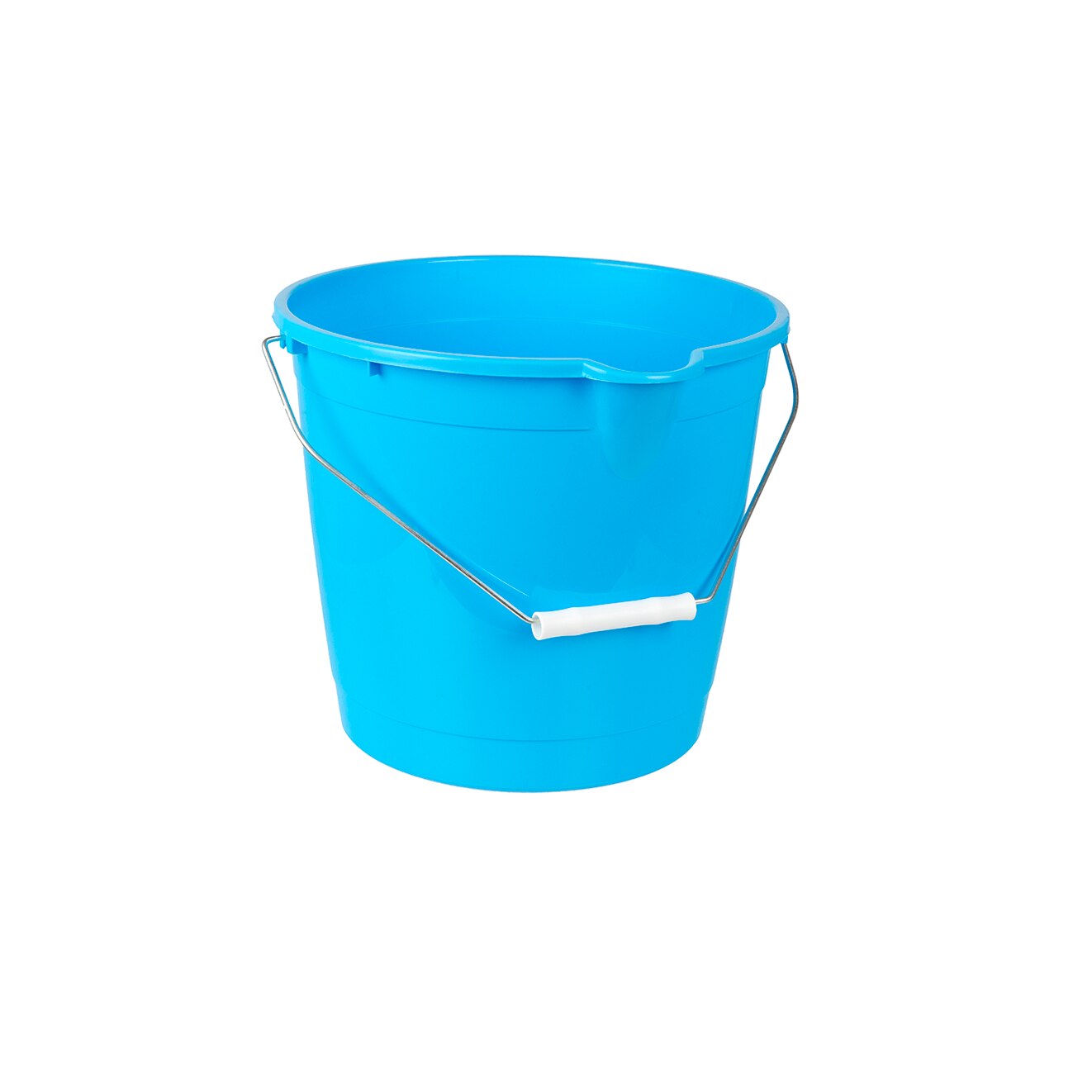 Galeata rotunda, 10 litri, maner metalic , albastra