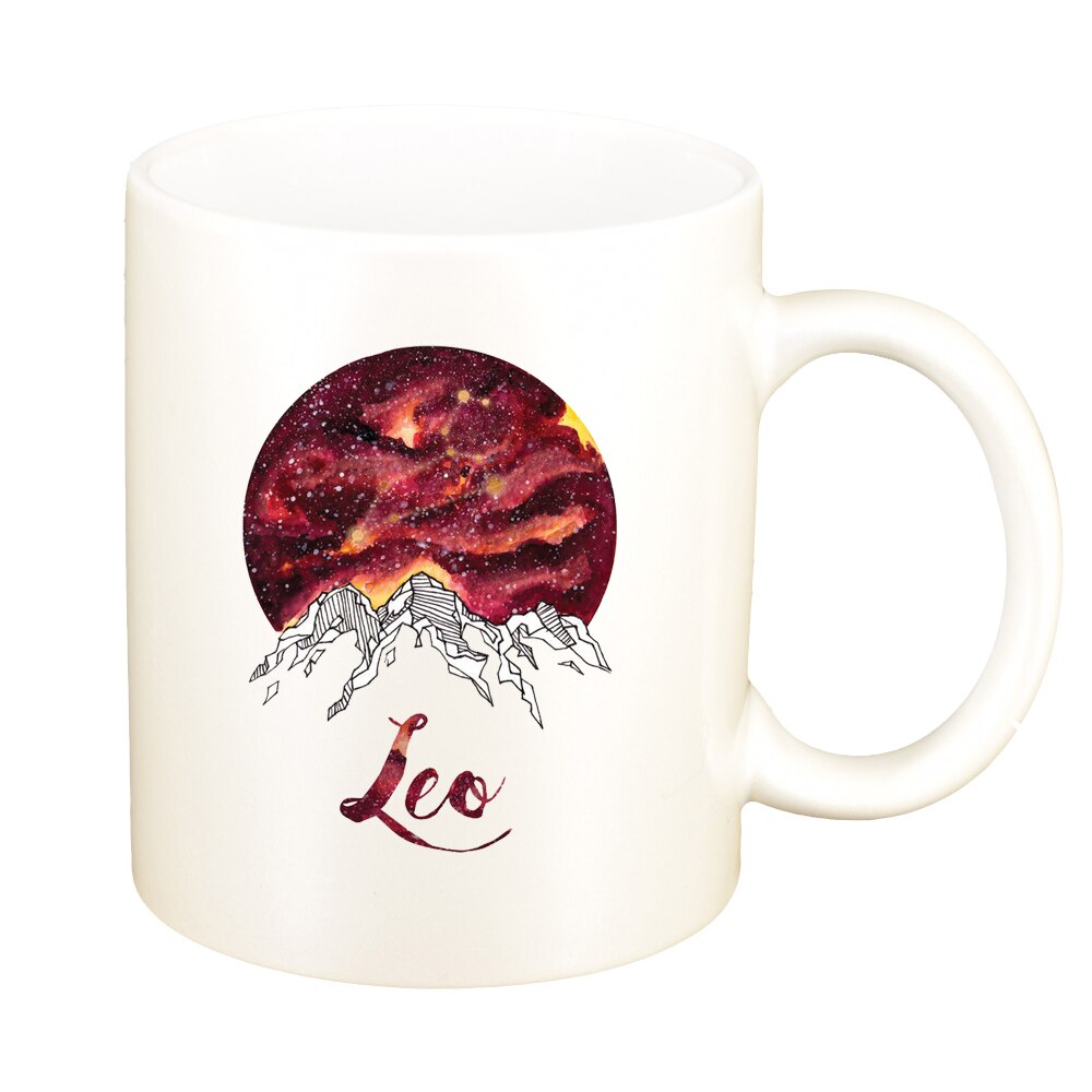 Cana Zodiac, Leo, alb sidefata, 330ml, D1385