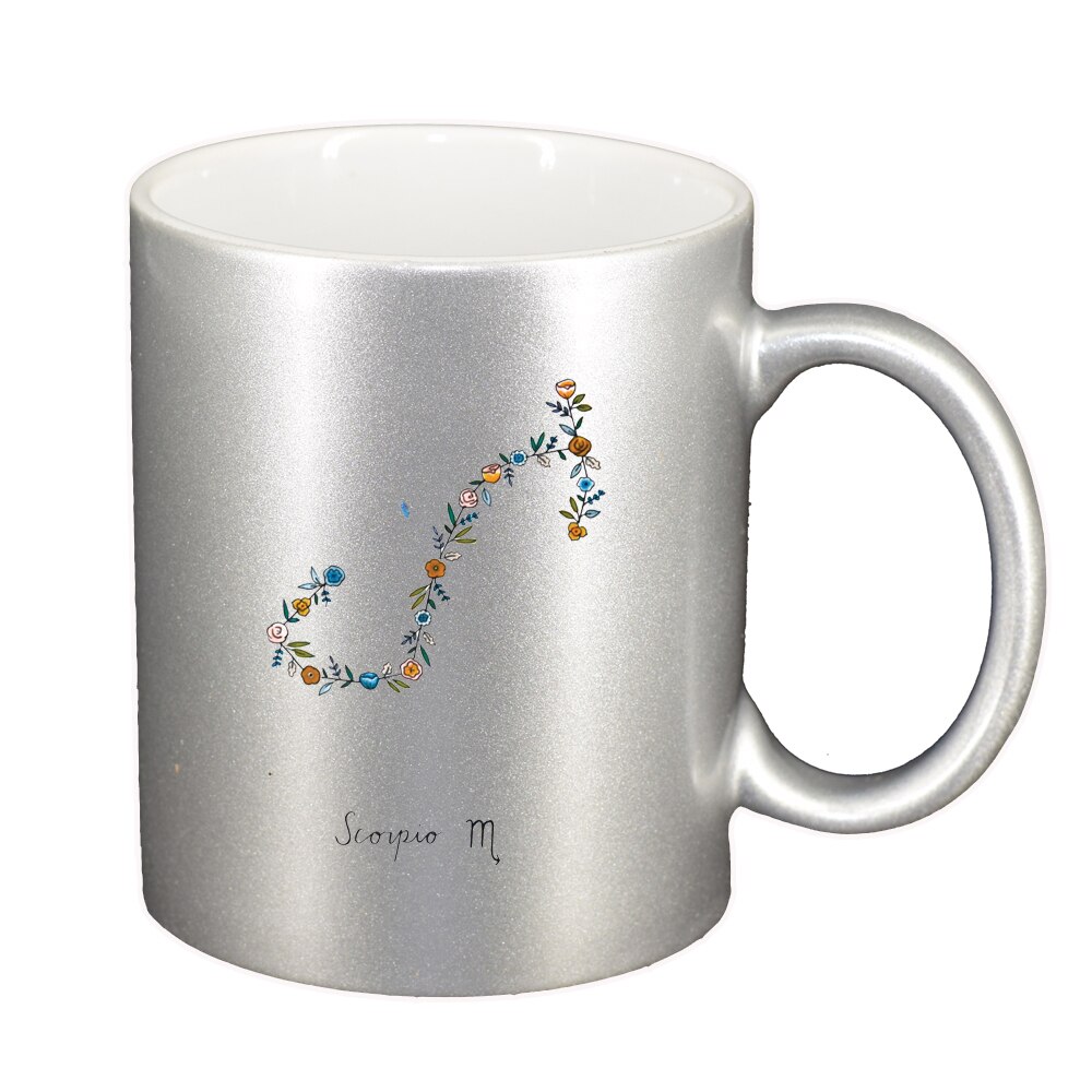 Cana Zodiac, Taurus, argintiu sidefata, 330ml, D1382