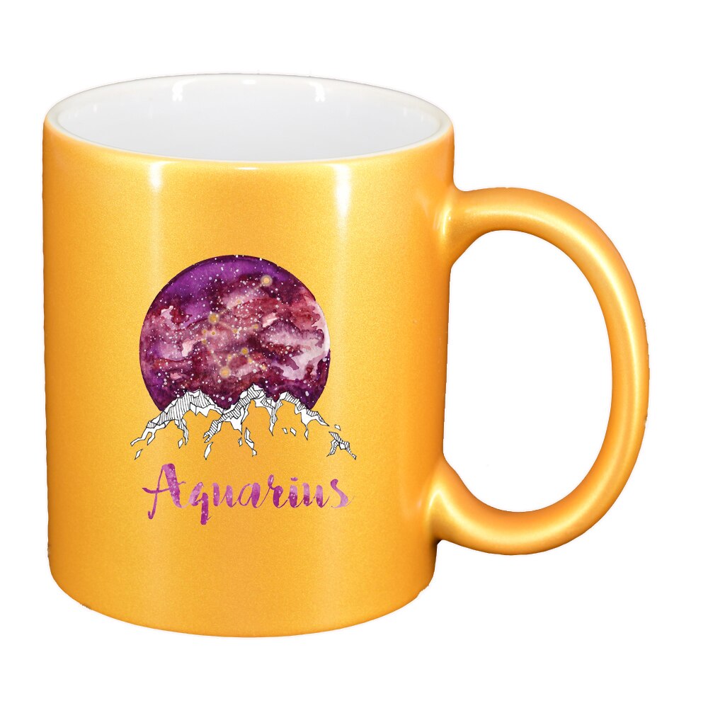 Cana Zodiac, Aquarius, auriu sidefata, 330ml, D1386