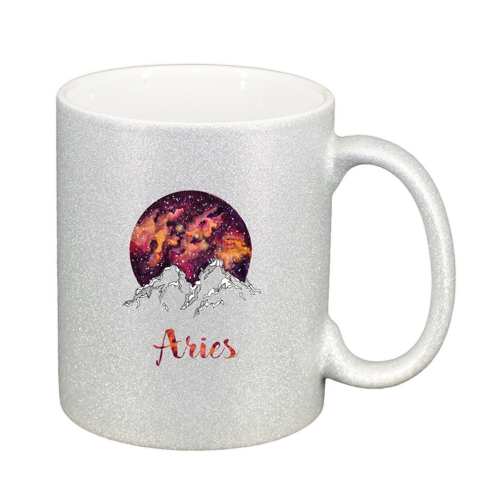 Cana Zodiac, Aquarius, argintiu sidefata glitter, 330ml, D1384