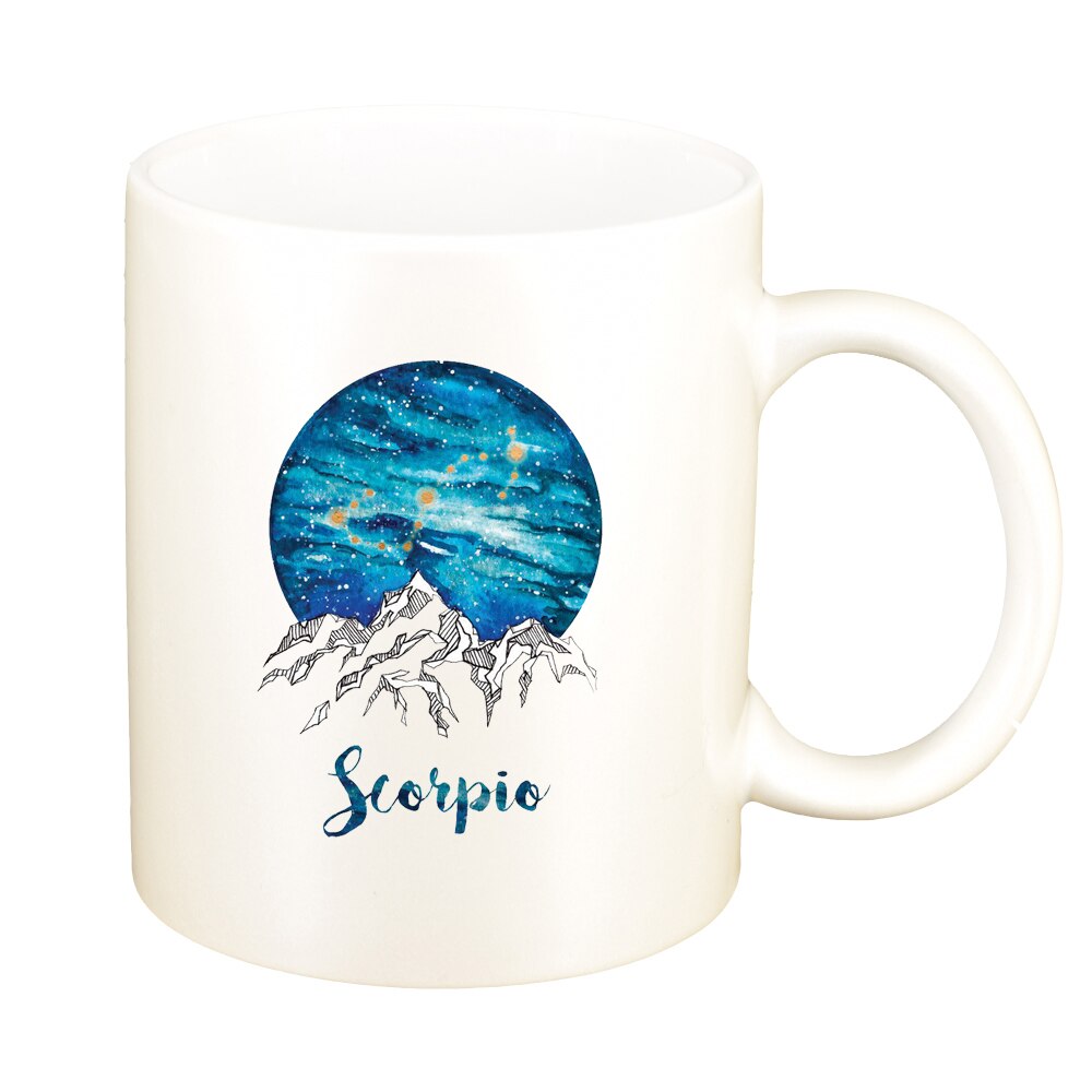 Cana Zodiac, Scorpio, alb sidefata, 330ml, D1388