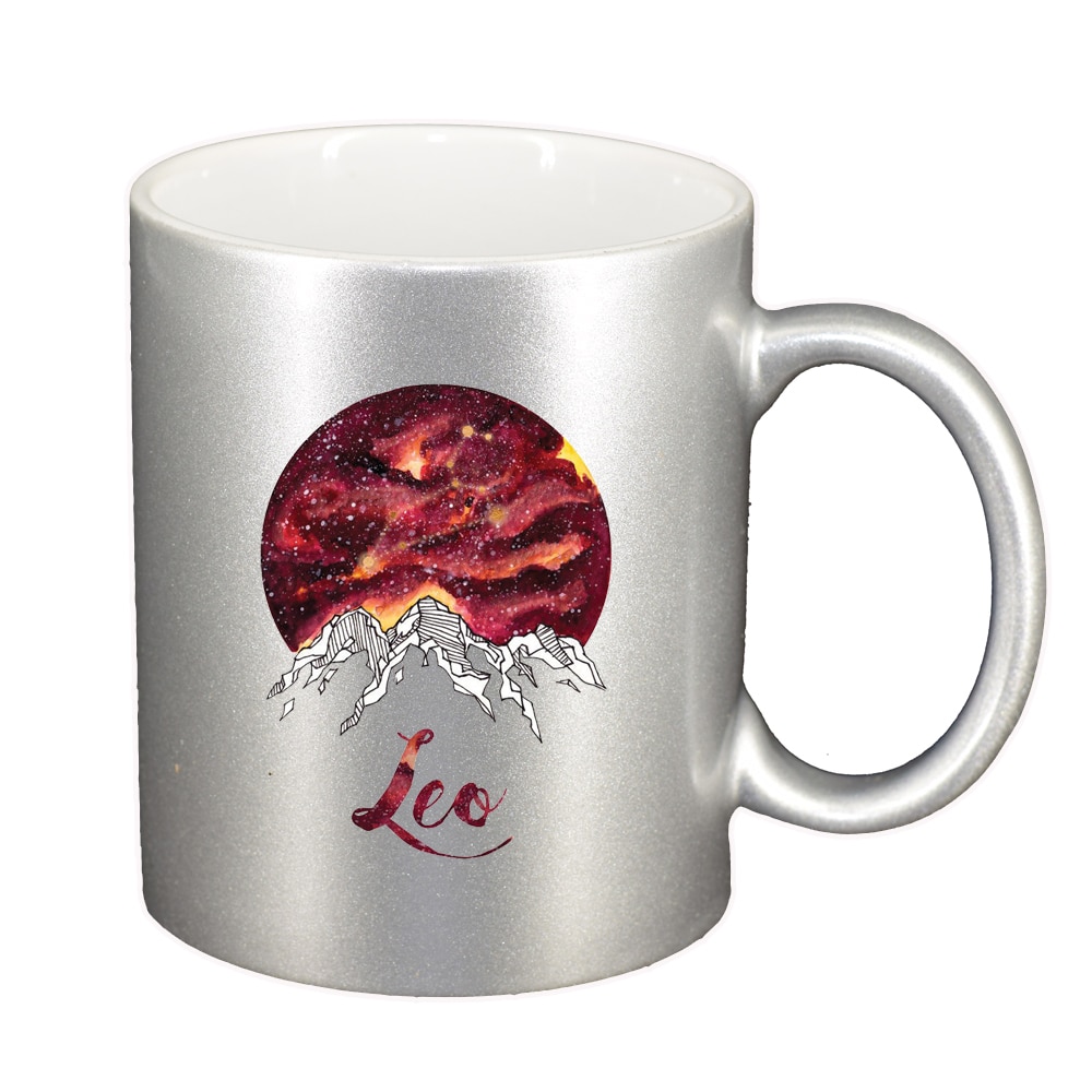 Cana Zodiac, Leo, argintiu sidefata, 330ml, D1385