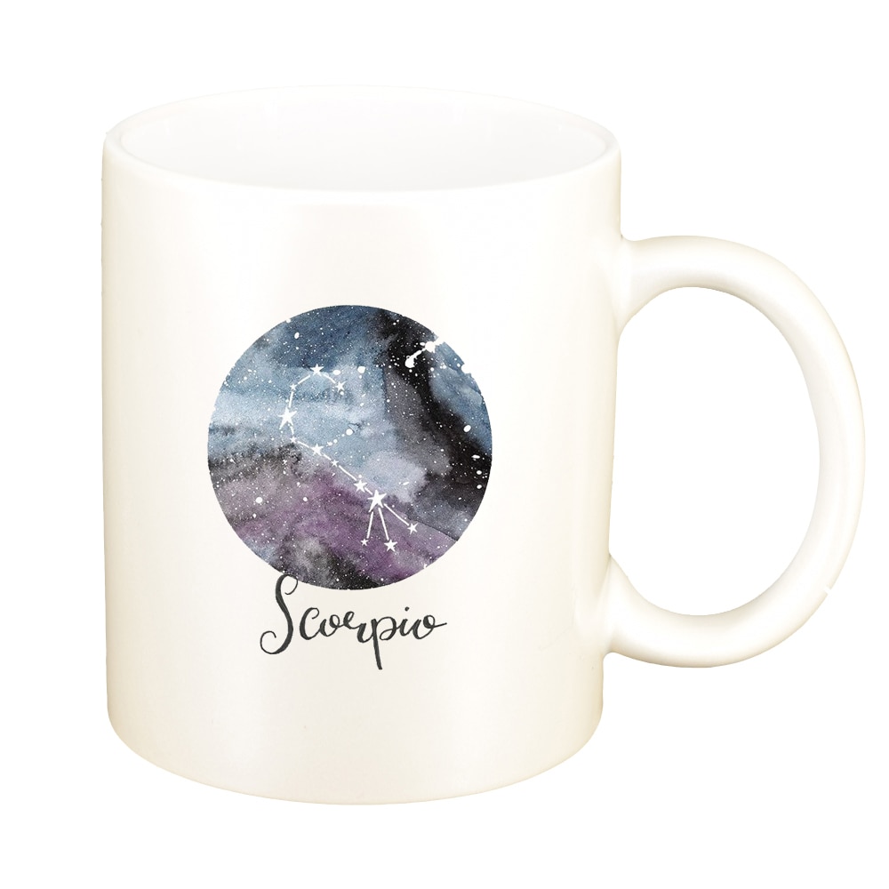 Cana Zodiac, Scorpio, alb sidefata, 330ml, D1389