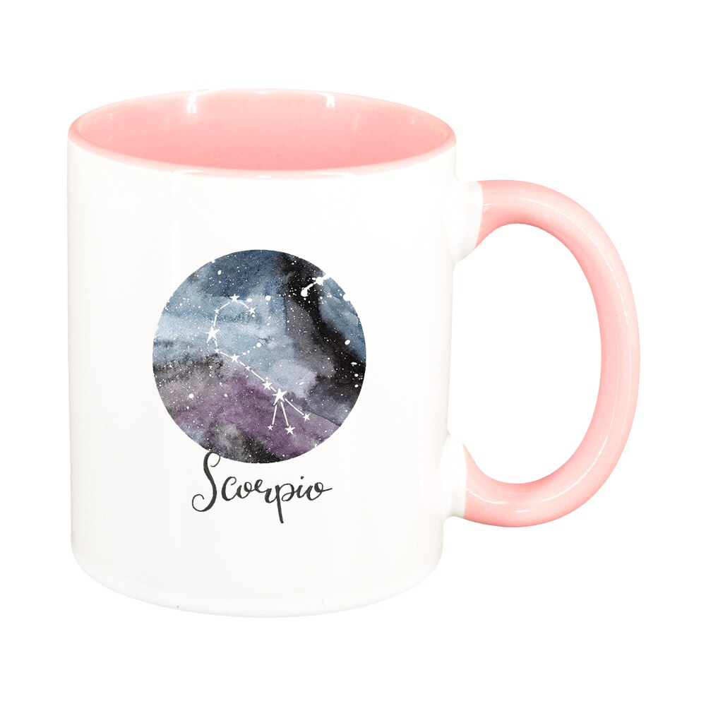 Cana Zodiac, Scorpio, interior roz, 330ml, D1389