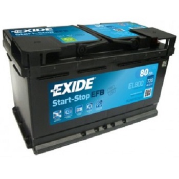 Baterie auto Exide Start&Stop EFB 80 Ah EL800 Baterie auto Exide Start&Stop EFB 80 Ah EL800