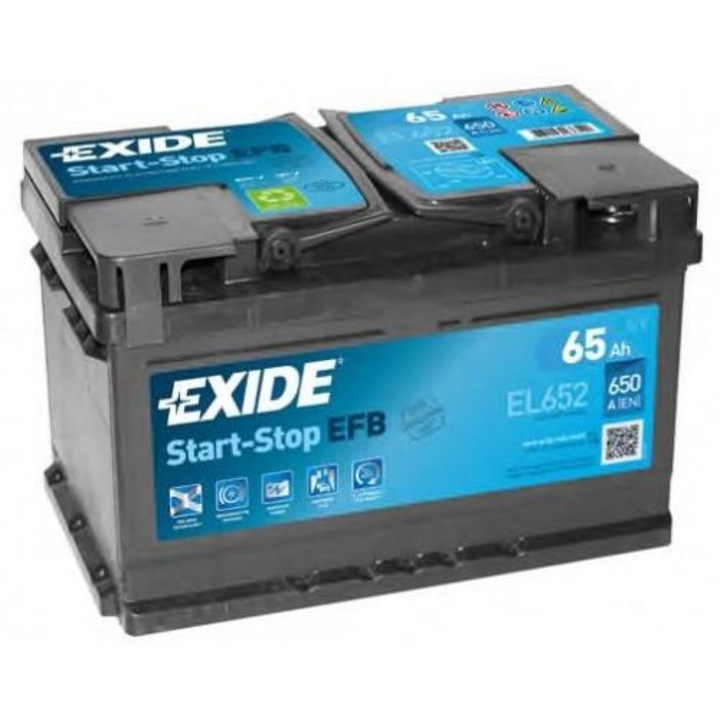 Baterie auto Exide Start&Stop EFB 65 Ah EL652