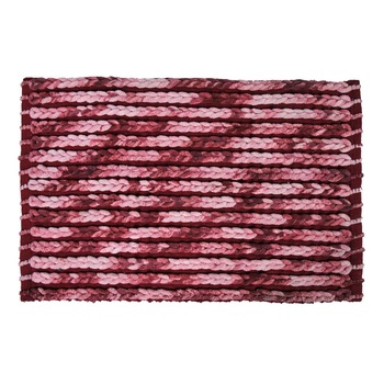 Covor de baie, Zola, nuante de bordo, 50x80cm Covor de baie, Zola, nuante de bordo, 50x80cm