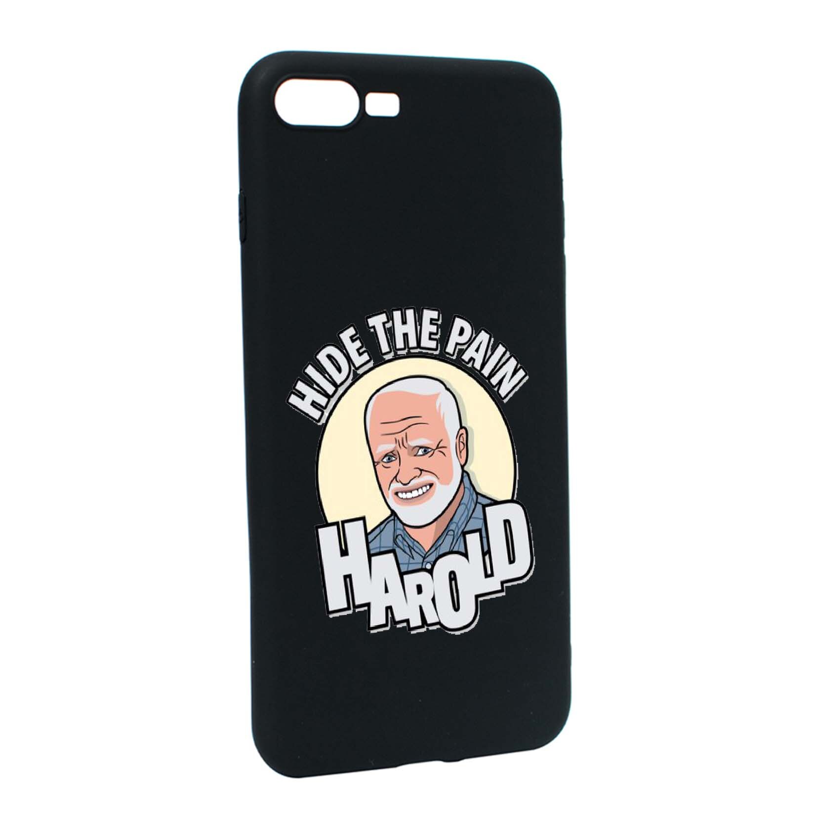 Husa Apple iPhone 7 Plus / 8 Plus, Meme - Harold, rezistenta la uzura, anti-alunecare, din silicon Premium, B662
