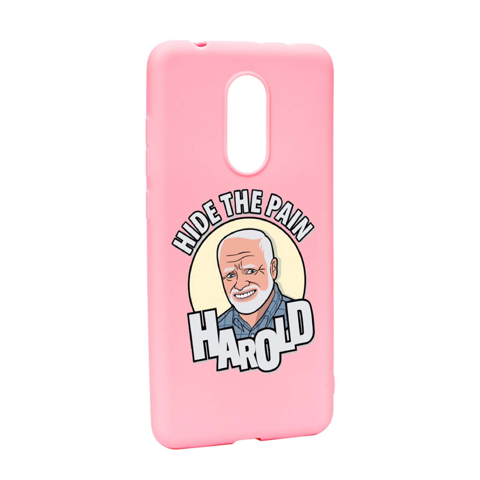 Husa Xiaomi Redmi Note 5 / Redmi 5 Plus, Meme - Harold, rezistenta la uzura, anti-alunecare, din silicon Premium, P662