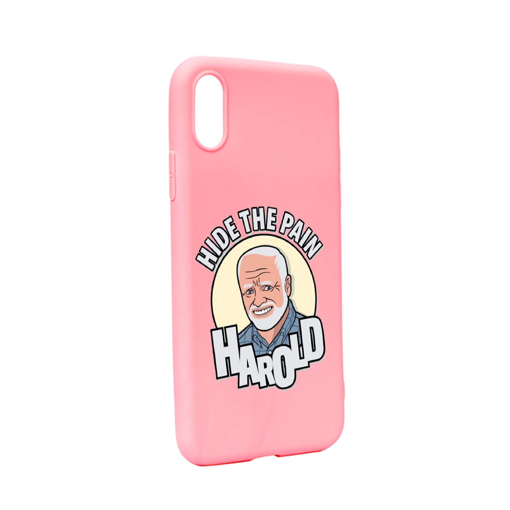 Husa Apple iPhone XS Max, Meme - Harold, rezistenta la uzura, anti-alunecare, din silicon Premium, P662