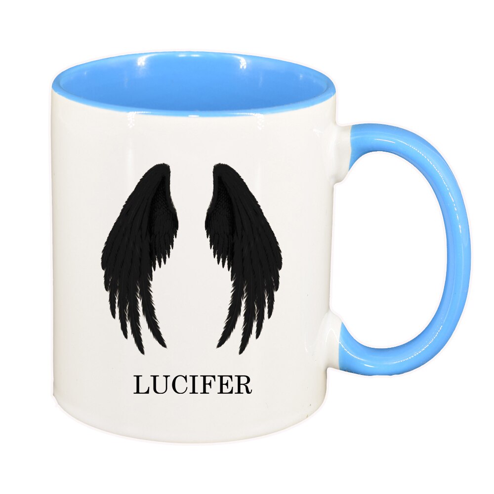 Cana Lucifer, interior albastru, 330ml, D1393