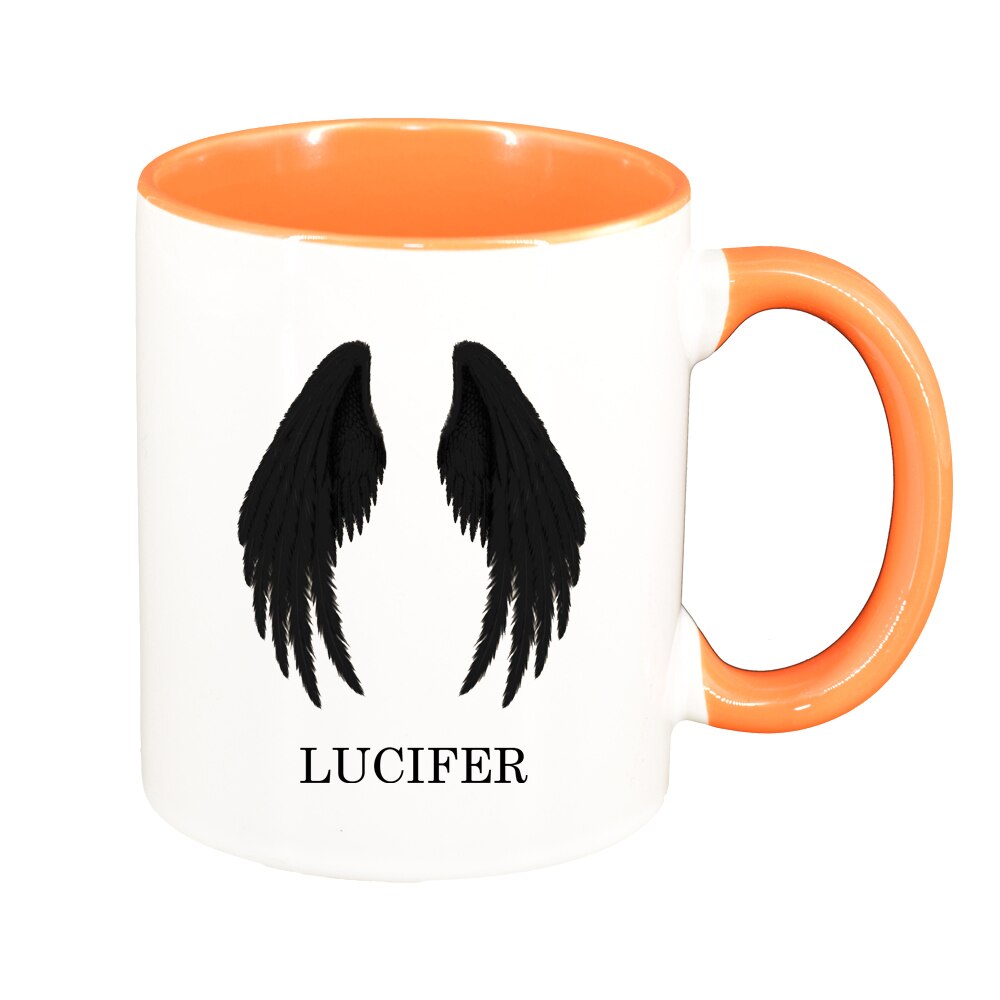 Cana Lucifer, interior portocaliu, 330ml, D1393