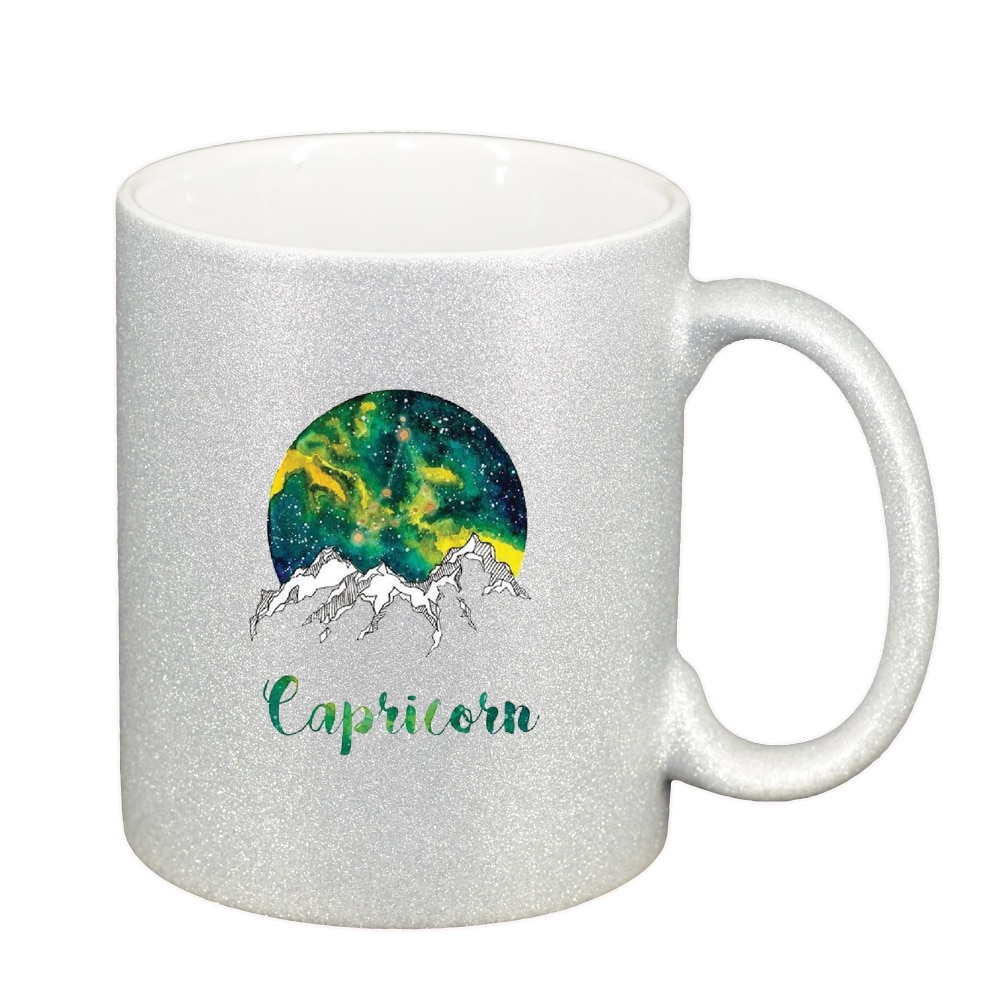 Cana Zodiac, Capricorn, argintiu sidefata glitter, 330ml, D1392